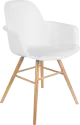 Zuiver Albert Kuip Armchair plastová stolička - Biela