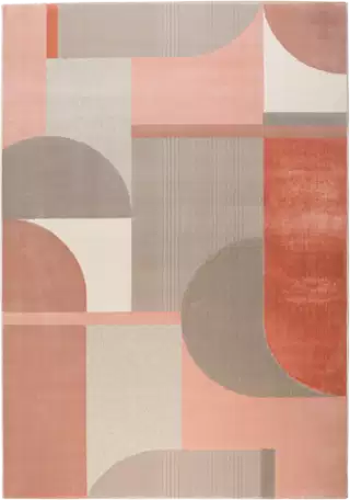 Zuiver Hilton farebný koberec - Ružová, 160 x 230 cm