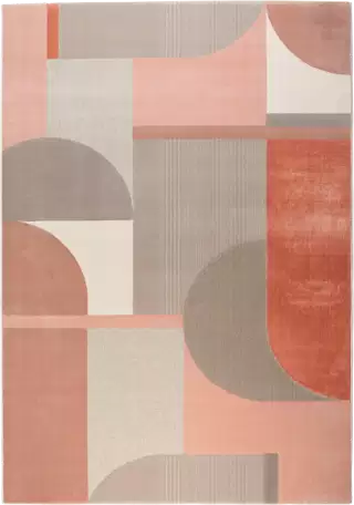Zuiver Hilton farebný koberec - Ružová, 200 x 290 cm