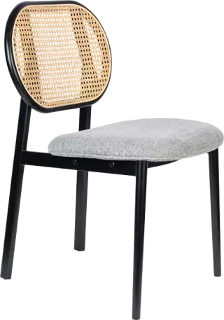 Zuiver Spike dizajnová jedálenská stolička - Sivá