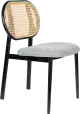 Zuiver Spike dizajnová jedálenská stolička - Sivá