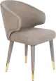 Dutchbone Lunar čalúnená stolička - Béžová
