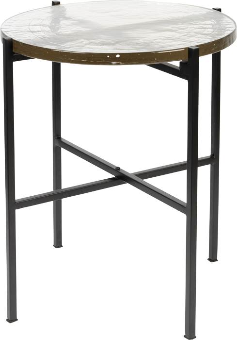 Dutchbone Vidrio dizajnový príručný stolík - Čierna