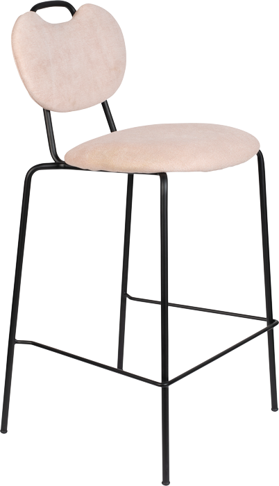 WL-Living Aspen čalúnená pultová stolička - Ružová