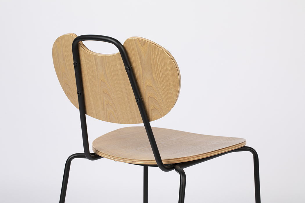 WL-Living Aspen moderná drevená stolička 5