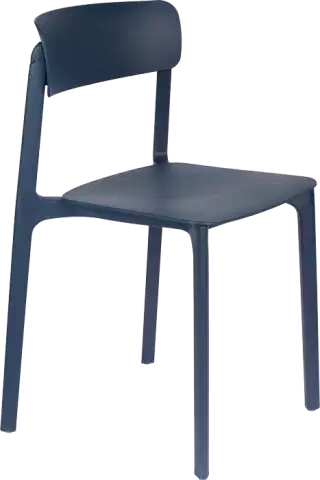 WL-Living Clive minimalistické stoličky - Modrá