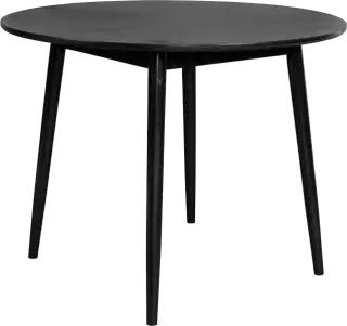 WL-Living Fabio okruhlý jedálenský stôl - Čierna, 100 cm