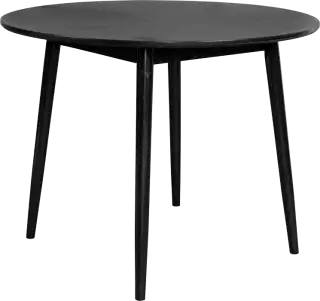 WL-Living Fabio okruhlý jedálenský stôl - Čierna, 120 cm