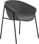 Teulat Hug dizajnové stoličky - Tmavosivá