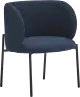 Teulat Mogi dizajnová čalúnená stolička - Modrá