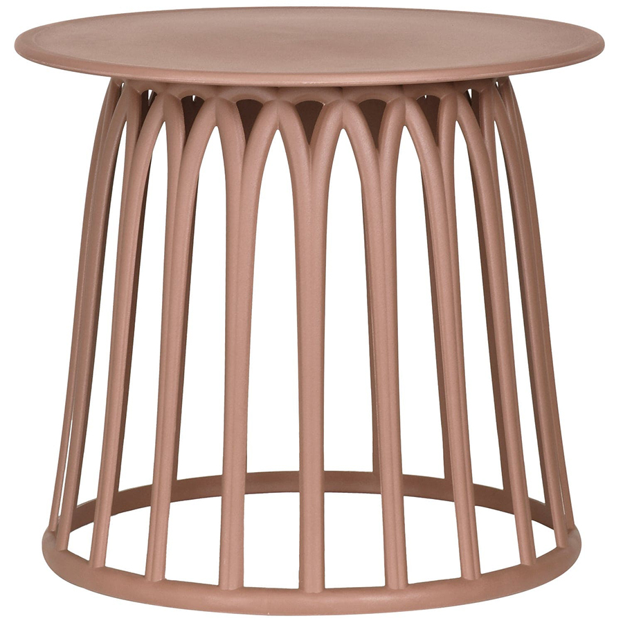 Woood Boy stolík na terasu - Ružová