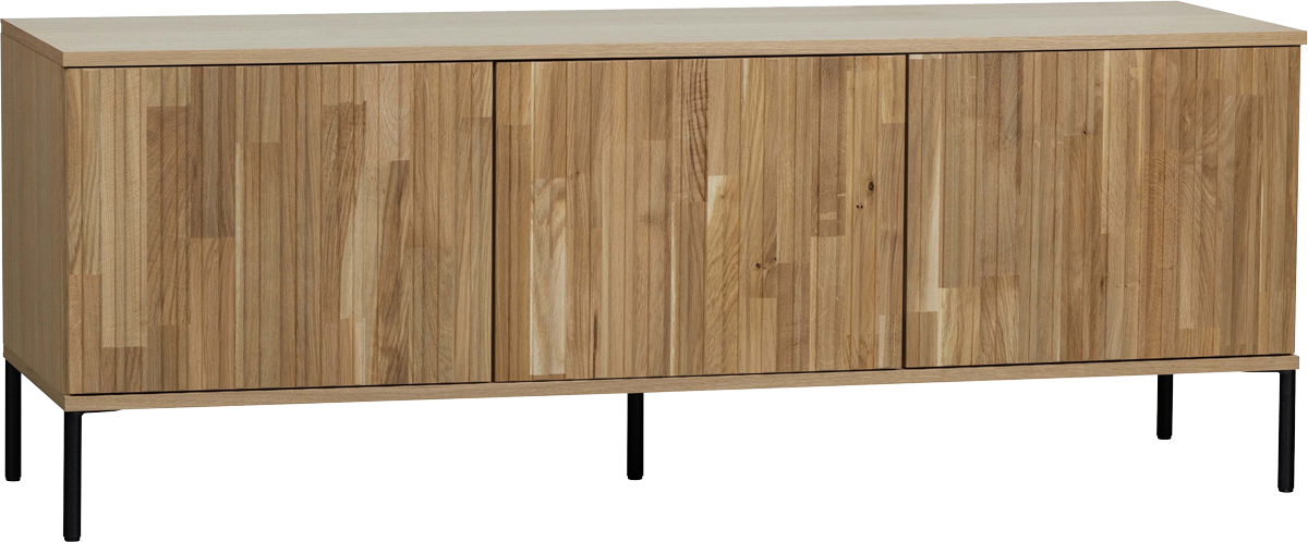 Woood Gravure drevená skrinka pod tv - Drevo, 150 cm