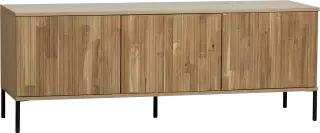 Woood Gravure drevená skrinka pod tv - Drevo, 150 cm