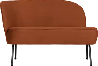BePureHome Vogue malé sedačky - Oranžová, Ľavá