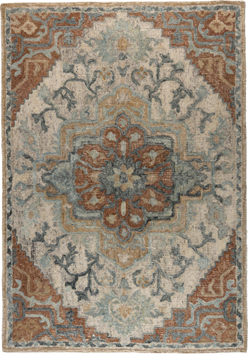 Dutchbone Amori koberec do obývačky - Modrá, 160 x 230 cm