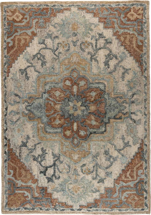 Dutchbone Amori koberec do obývačky - Modrá, 200 x 300 cm