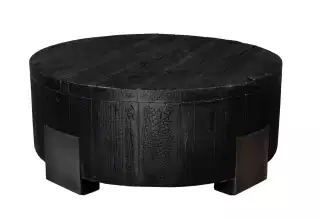 Dutchbone Coals okrúhly stôl do obývačky 1