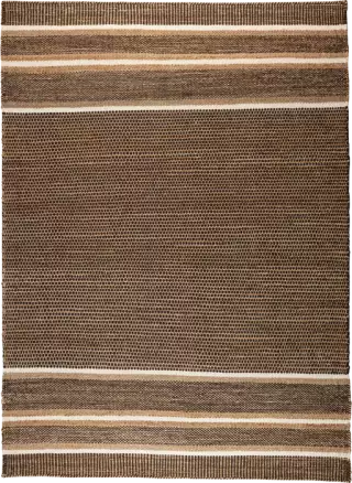 Dutchbone Djahe tkaný koberec - Tmavohnedá