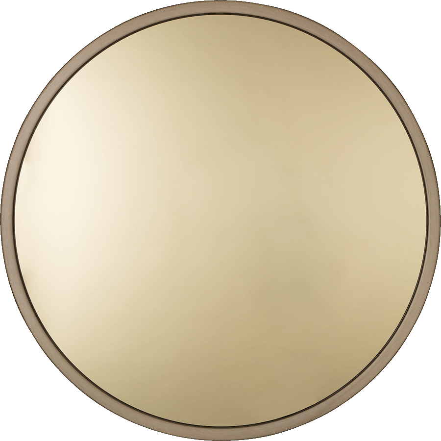 Zuiver Bandit okrúhle zrkadlo - Zlatá
