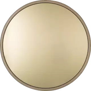 Zuiver Bandit okrúhle zrkadlo - Zlatá