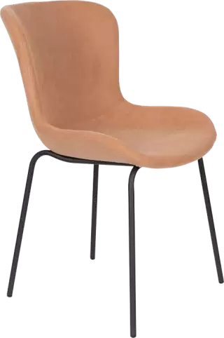 WL-Living Junzo moderné jedálenské stoličky - Oranžová
