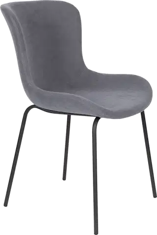 WL-Living Junzo moderné jedálenské stoličky - Modrá