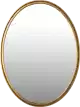 WL-Living Matz oválne zrkadlo do chodby - Mosadzná, 80 cm