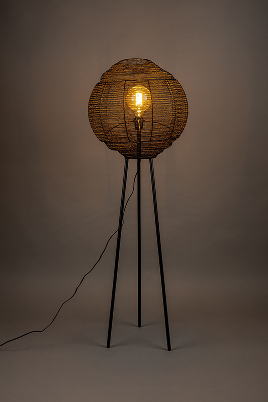 Dutchbone Meezan dizajnová kovová lampa 4