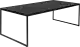 WL-Living Parker čierny stolík do obývačky - 60 x 120 cm