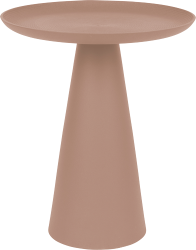 WL-Living Ringar farebný odkladací stolík - Ružová, 41,5 cm