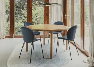 Zuiver Storm okrúhly drevený stôl 2