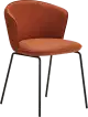 Teulat Add jedálenská stolička - Oranžová - PU koža