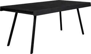 WL-Living Suri jedálenský stôl - Čierna, 160 x 78 cm