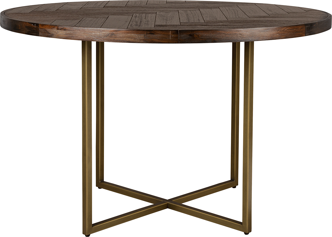 Dutchbone Class okrúhly jedálenský stôl - Tmavé drevo