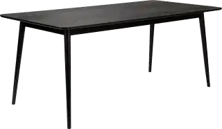 WL-Living Fabio jedálenský stôl - Čierna, 180 x 90 cm