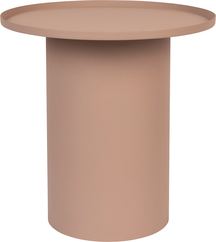 WL-Living Sverre farebný odkladací stolík - Ružová, Okrúhly