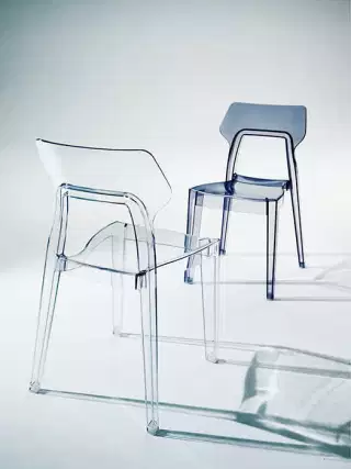 Bontempi Aria transparentná stolička 2