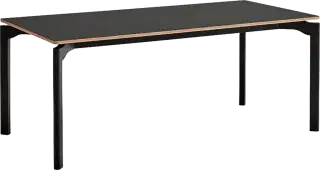 Teulat Nicola jedálenský stôl - Čierna, 180 cm