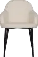 Woood Noortje čalúnená stolička - Biela