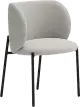 Teulat Mogi jedálenská stolička - Sivá