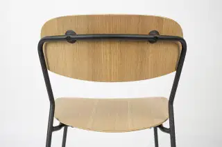 WL-Living Jolien drevená stolička s kovovým rámom 11