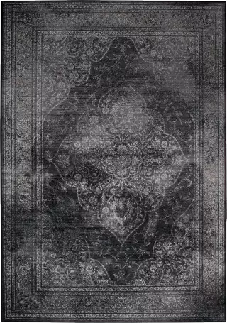 Dutchbone Rugged kusový koberec - Tmavosivá, 200 x 300 cm