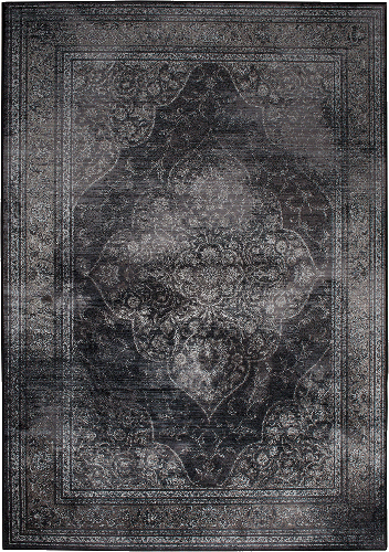 Dutchbone Rugged kusový koberec - Tmavosivá, 170 x 240 cm