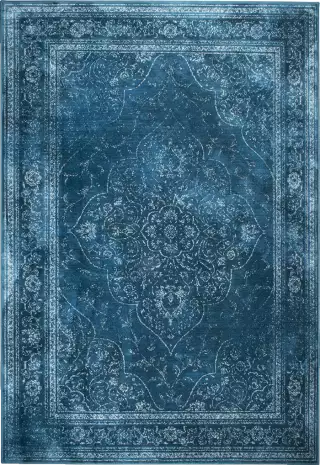 Dutchbone Rugged kusový koberec - Modrá, 200 x 300 cm