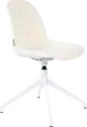 Zuiver Albert Kuip stolička na otočnej podnoži -Biela, Bez podrúčok