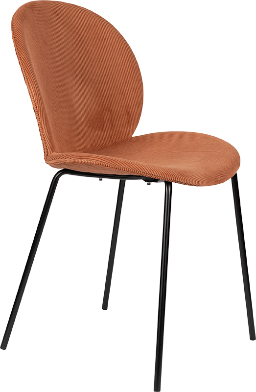 Zuiver Bonnet jedálenská stolička - Oranžová