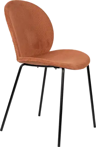 Zuiver Bonnet jedálenská stolička - Oranžová