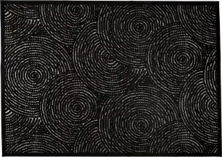 Dutchbone Dots kusový koberec - Čierna, 200 x 300 cm