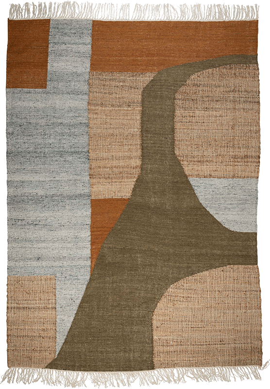 Dutchbone Pavilion jutový koberec - 200 x 300 cm