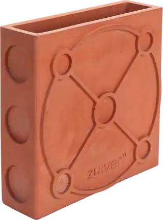 Zuiver Graphic betónová váza -Oranažová, Plochá